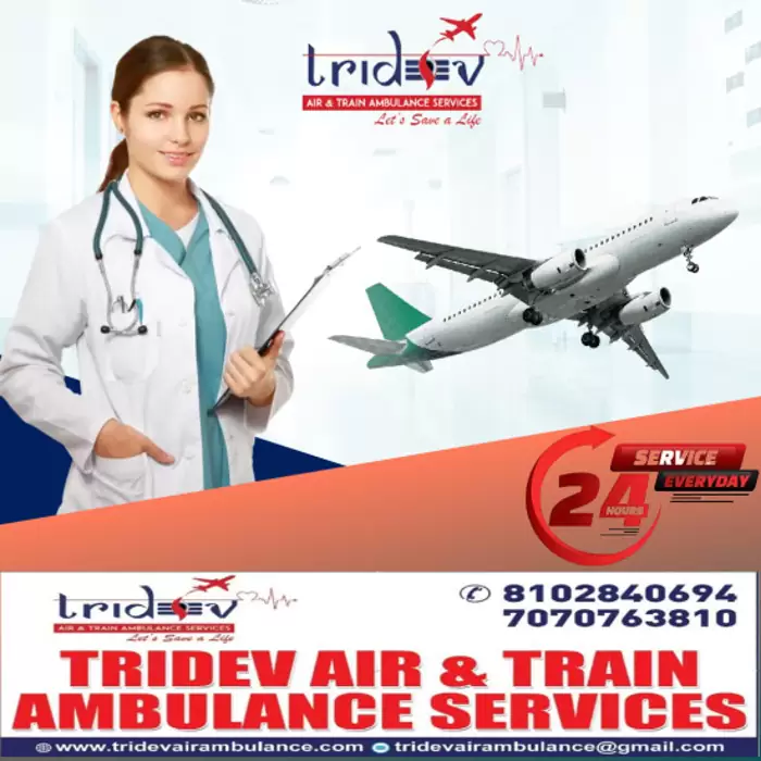 Use Tridev Air Ambulance in Silchar at Low Fare