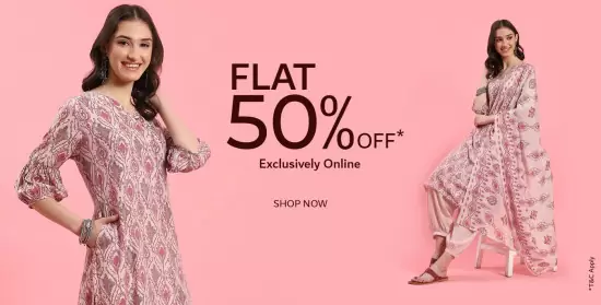 ₹ 499 Flat 50% OFF Exclusively Online At Shree