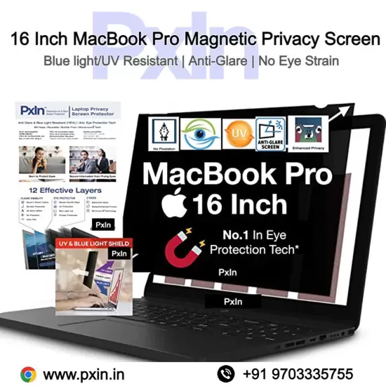 Rs 2.799 Macbook pro privacy 16 inch screen filter | anti g