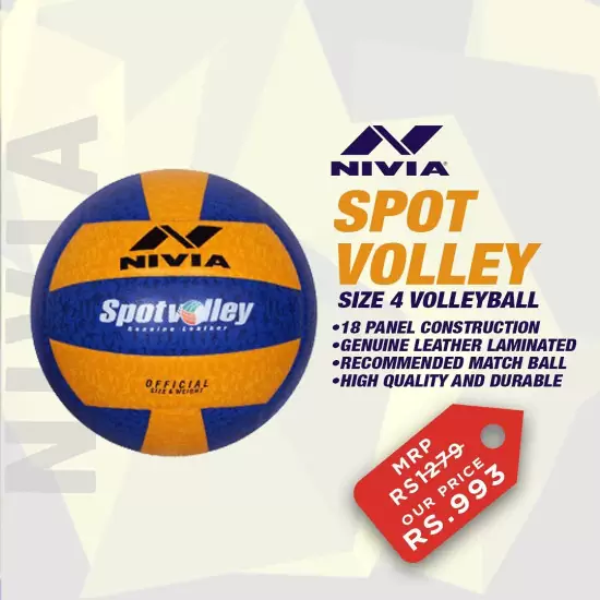 Rs 993 Buy nivia spot volley volleyball online in india