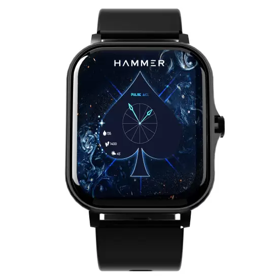 Rs 1.499 Hammer pulse ace bluetooth calling smartwatch