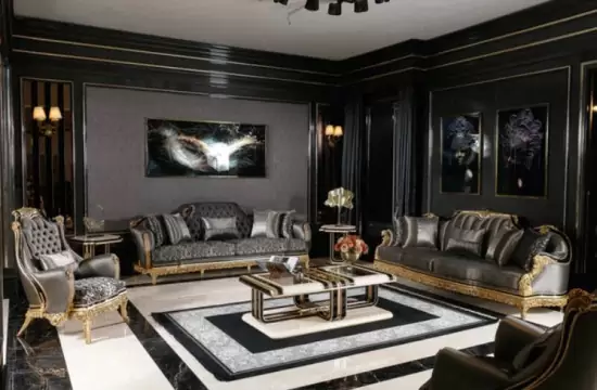 ₹ 675.000 Handmade Victorian-Style Luxury Sofa Set & Center