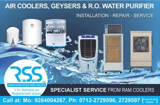 Air Cooler, RO, Geyser Service and Repair